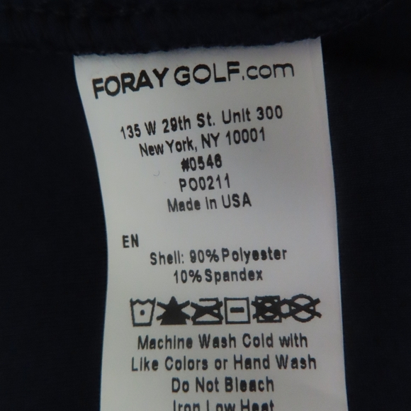 foray print track edit jacket sz M navy blue NWT MSRP $190.00 - Picture 5 of 7